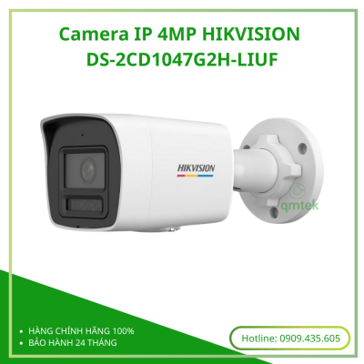 Camera IP 4MP thân trụ HIKVISION DS-2CD1047G2H-LIUF