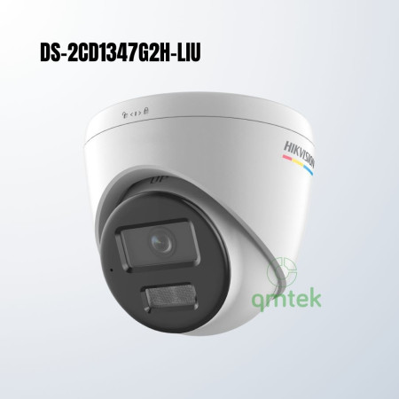 Camera IP Dome Hikvision 4MP DS-2CD1347G2H-LIU ColorVu Đèn Kép, WDR 120dB
