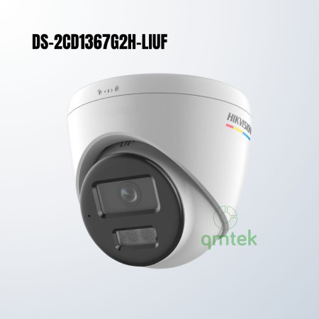 Camera IP Dome Hikvision 6MP DS-2CD1367G2H-LIUF ColorVu Đèn Kép, WDR 120dB