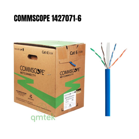 Cáp Mạng AMP/Commscope CAT6 UTP 24AWG (1427071-6)