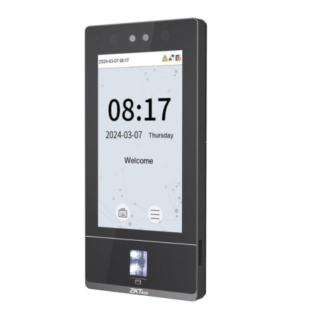 Máy Chấm Công Kiểm Soát Cửa ZKTeco SenseFace 4A (Vân Tay Trong Kính, Chuẩn IP65)