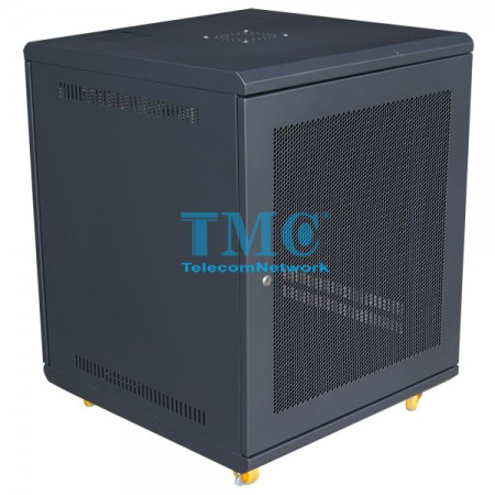 Tủ mạng 12U Sâu D600 – TMC RACK 19’’ (Đen / Ghi - Lưới / Mica)