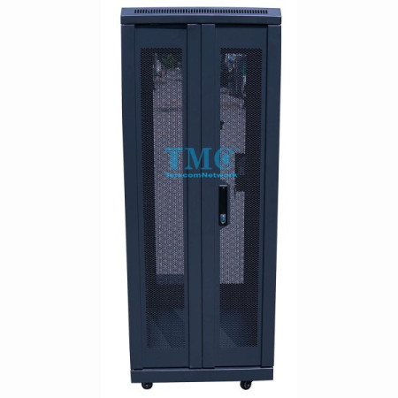 Tủ mạng 27U Sâu D1000 Cánh Đôi Trước – TMC RACK 19’’ (TM27102BN-B) Chính Hãng
